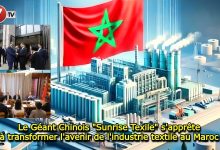 Photo of Le Géant Chinois « Sunrise Texile » s’apprête à transformer l’avenir de l’industrie textile au Maroc