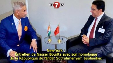 Photo of Entretien de Nasser Bourita avec son homologue de la République de l’Inde, Subrahmanyam Jaishankar. 