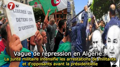 Photo of Vague de répression en Algérie: La junte militaire intensifie les arrestations de militants et d’opposants avant la présidentielle