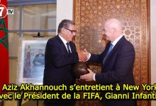 Photo of Aziz Akhannouch s’entretient à New York avec le Président de la FIFA, Gianni Infantino