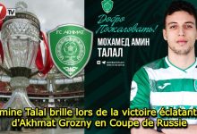 Photo of Amine Talal brille lors de la victoire éclatante d’Akhmat Grozny en Coupe de Russie