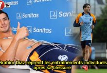 Photo of Brahim Díaz reprend les entraînements individuels après sa blessure