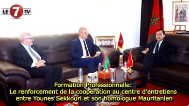 Photo of Formation Professionnelle: Le renforcement de la coopération au centre d’entretiens entre Younes Sekkouri et son homologue Mauritanien