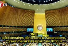 Photo of ONU: Des pétitionnaires dénoncent le Séparatisme, « grave menace à la paix » en Afrique