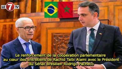 Photo of Le renforcement de la Coopération Parlementaire au cœur des entretiens de Rachid Talbi Alami avec le Président du Sénat Brésilien Rodrigo Pacheco