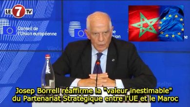 Photo of Josep Borrell réaffirme la « valeur inestimable » du Partenariat Stratégique entre l’UE et le Maroc