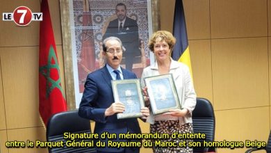 Photo of Signature d’un mémorandum d’entente entre le Parquet Général du Royaume du Maroc et son homologue Belge