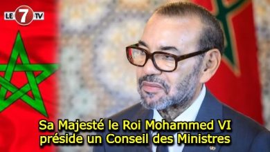 Photo of Sa Majesté le Roi Mohammed VI préside un Conseil des Ministres