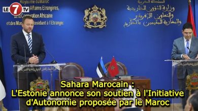 Photo of Sahara Marocain : L’Estonie annonce son soutien à l’Initiative d’Autonomie proposée par le Maroc 