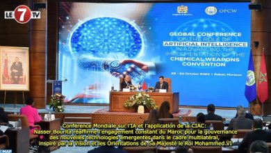 Photo of Conférence Mondiale sur l’IA et l’application de la CIAC: Nasser Bourita réaffirme l’engagement constant du Maroc pour la gouvernance des nouvelles technologies émergentes dans le cadre multilatéral, inspiré par la Vision et les Orientations de Sa Majesté le Roi Mohammed VI