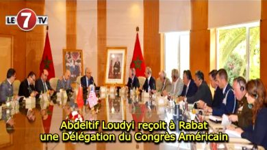 Photo of Abdeltif Loudyi reçoit à Rabat une Délégation du Congrès Américain