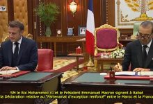 Photo of SM le Roi Mohammed VI et le Président Emmanuel Macron signent à Rabat la Déclaration relative au « Partenariat d’exception renforcé » entre le Maroc et la France