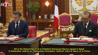 Photo of SM le Roi Mohammed VI et le Président Emmanuel Macron signent à Rabat la Déclaration relative au « Partenariat d’exception renforcé » entre le Maroc et la France