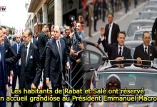 Photo of Les habitants de Rabat et Salé ont réservé un accueil grandiose au Président Emmanuel Macron