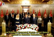 Photo of Le Président Emmanuel Macron et son épouse visitent le Mausolée Mohammed V