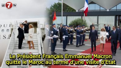 Photo of Le Président Français Emmanuel Macron quitte le Maroc au terme d’une visite d’Etat