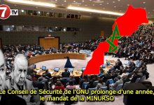 Photo of Le Conseil de Sécurité de l’ONU prolonge d’une année, le mandat de la MINURSO