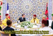 Photo of SM le Roi Mohammed VI offre un dîner officiel en l’honneur du Président Français Emmanuel Macron et de son épouse