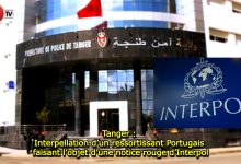 Photo of Tanger : Interpellation d’un ressortissant Portugais faisant l’objet d’une notice rouge d’Interpol