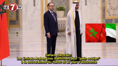 Photo of Sahara Marocain: Les Emirats Arabes Unis réaffirment leur « plein soutien » à la souveraineté du Maroc et au plan d’autonomie