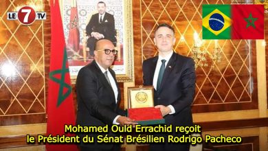 Photo of Mohamed Ould Errachid reçoit le Président du Sénat Brésilien Rodrigo Pacheco