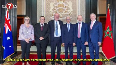 Photo of Rachid Talbi Alami s’entretient avec une Délégation Parlementaire Australienne