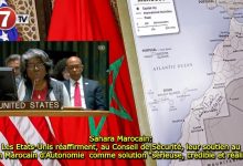 Photo of Sahara Marocain: Les Etats-Unis réaffirment, au Conseil de Sécurité, leur soutien au Plan Marocain d’Autonomie comme solution « sérieuse, crédible et réaliste »