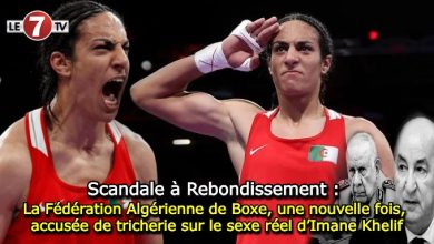 Photo of Scandale à Rebondissement: La Fédération Algérienne de Boxe, une nouvelle fois, accusée de tricherie sur le sexe réel d’Imane Khelif