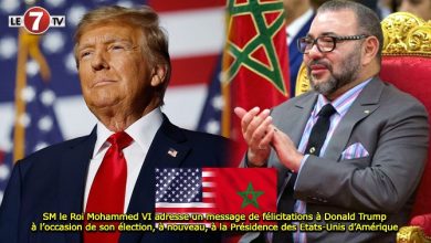 Photo of SM le Roi Mohammed VI adresse un message de félicitations à Donald Trump à l’occasion de son élection, à nouveau, à la Présidence des Etats-Unis d’Amérique