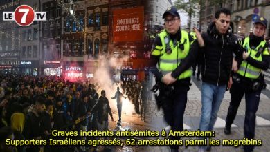 Photo of Graves incidents antisémites à Amsterdam: Supporters Israéliens agressés, 62 arrestations parmi les magrébins