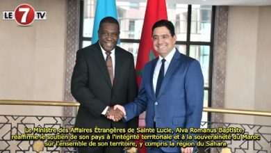 Photo of Le Ministre des Affaires Étrangères de Sainte Lucie, Alva Romanus Baptiste, réaffirme le soutien de son pays à l’intégrité territoriale et à la souveraineté du Maroc sur l’ensemble de son territoire, y compris la région du Sahara