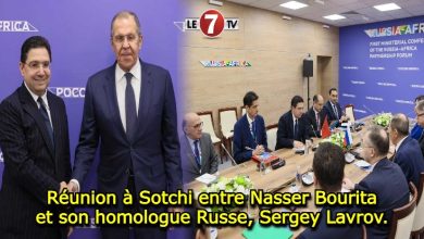 Photo of Réunion à Sotchi entre Nasser Bourita et son homologue Russe, Sergey Lavrov.