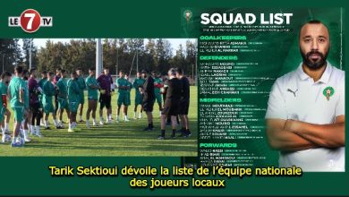 Photo of Tarik Sektioui dévoile la liste de l’équipe nationale des joueurs locaux