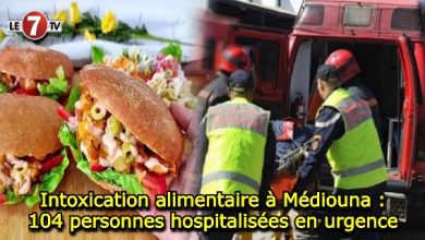 Photo of Intoxication alimentaire à Médiouna : 104 personnes hospitalisées en urgence