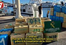 Photo of Canaries : Plus de 4,7 tonnes de haschich saisies grâce à la coopération de la DGST