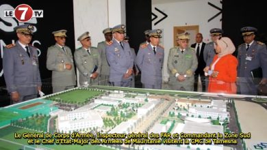 Photo of Le Général de Corps d’Armée, Inspecteur général des FAR et Commandant la Zone Sud et le Chef d’Etat-Major des Armées de Mauritanie visitent la CMC de Tamesna