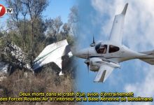 Photo of Deux morts dans le crash d’un avion d’entrainement des Forces Royales Air à l’intérieur de la Base Aérienne de Benslimane 