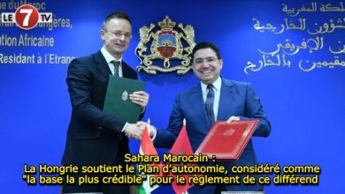 Photo of Sahara Marocain : La Hongrie soutient le Plan d’autonomie, considéré comme « la base la plus crédible » pour le règlement de ce différend 