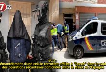 Photo of BCIJ: Démantèlement d’une cellule terroriste affiliée à « Daech » dans le cadre des opérations sécuritaires conjointes entre le Maroc et l’Espagne