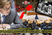 Photo of Résolution 2756 : Le Conseil de Sécurité consacre le momentum en faveur de la Souveraineté du Maroc sur son Sahara et met en évidence l’isolement de l’Algérie