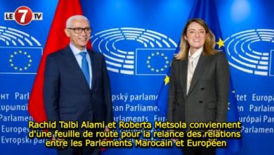 Photo of Rachid Talbi Alami et Roberta Metsola conviennent d’une feuille de route pour la relance des relations entre les Parlements Marocain et Européen