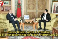 Photo of Nasser Bourita reçoit le Président de la Fondation Friedrich Ebert, Martin Schulz