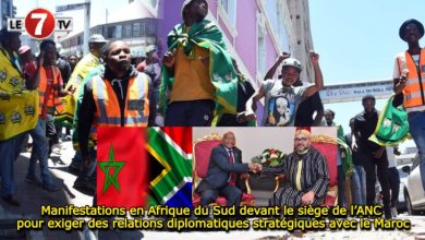 Photo of Manifestations en Afrique du Sud devant le siège de l’ANC pour exiger des relations diplomatiques stratégiques avec le Maroc