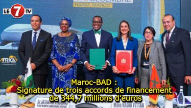 Photo of Maroc-BAD : Signature de trois accords de financement de 344,7 millions d’euros