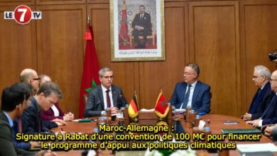 Photo of Maroc-Allemagne : Signature à Rabat d’une convention de 100 M€ pour financer le programme d’appui aux politiques climatiques