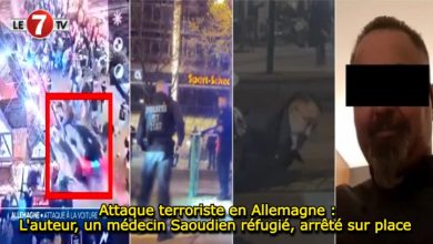 Photo of Attaque terroriste en Allemagne : L’auteur, un médecin Saoudien réfugié, arrêté sur place 