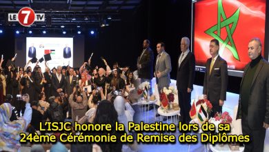 Photo of L’ISJC honore la Palestine lors de sa 24ème Cérémonie de Remise des Diplômes