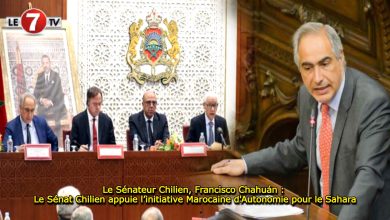 Photo of Le Sénateur Chilien, Francisco Chahuán : Le Sénat Chilien appuie l’initiative Marocaine d’Autonomie pour le Sahara