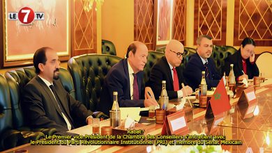 Photo of Rabat: Le Premier vice-Président de la Chambre des Conseillers s’entretient avec le Président du Parti Révolutionnaire Institutionnel (PRI) et membre du Sénat Mexicain