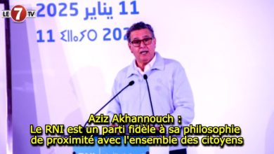 Photo of Aziz Akhannouch : Le RNI est un parti fidèle à sa philosophie de proximité avec l’ensemble des citoyens